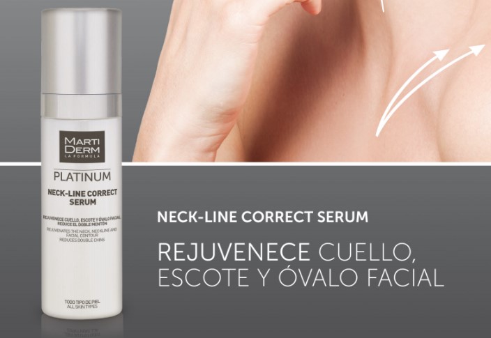 Martiderm Platinum Neck-Line Correct Sérum en exclusiva en nuestra farmacia